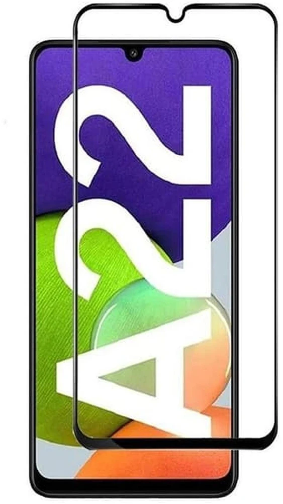 Evelatus Samsung Galaxy A22 4G Apsauginis stiklas 2.5D Full Cover Japan Glue Glass Anti-Static