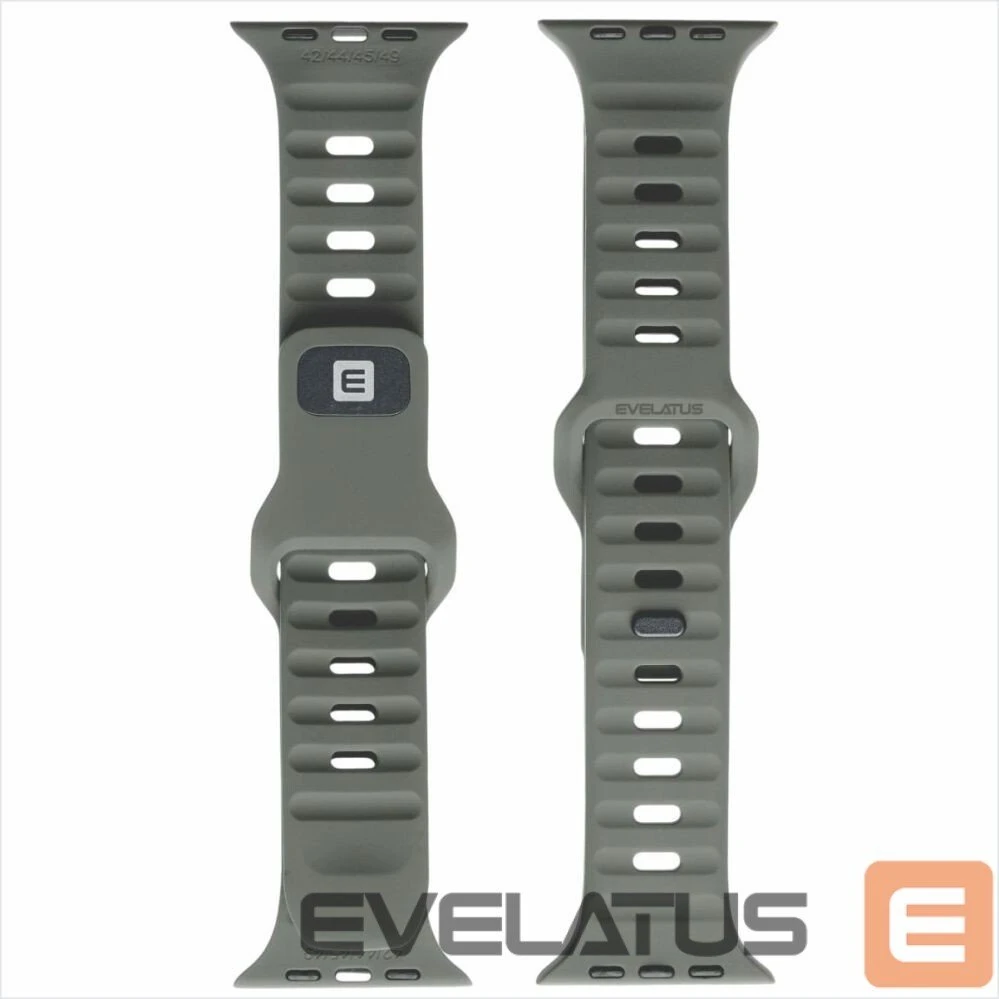 Evelatus Siksniņa Evelatus Evelatus Watch 42/44/45 Sport Silicone Loop Dark Gray EVEAPP42SSLFG