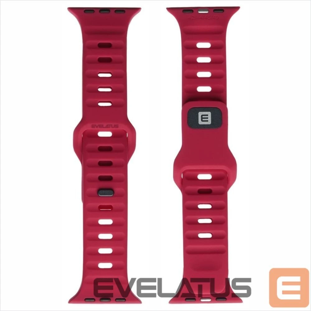 Evelatus Siksniņa Watch 42/44/45 Sport Silicone Loop Dark Raudona (EVEAPP42SSLDR)