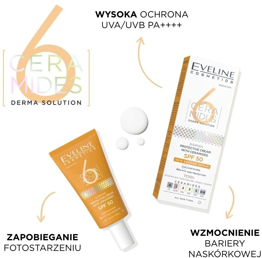 Eveline Cosmetics Eveline 6 Ceramides apsauginis kremas 30ml (088436)