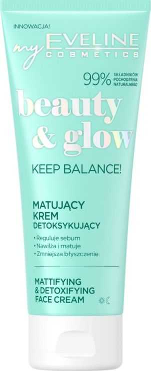 Eveline Cosmetics Beauty & Glow matinis detoksikuojantis kremas 75ml