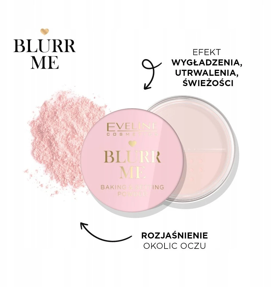 Eveline Cosmetics Blurr Me Soft Rožinė, 10 g