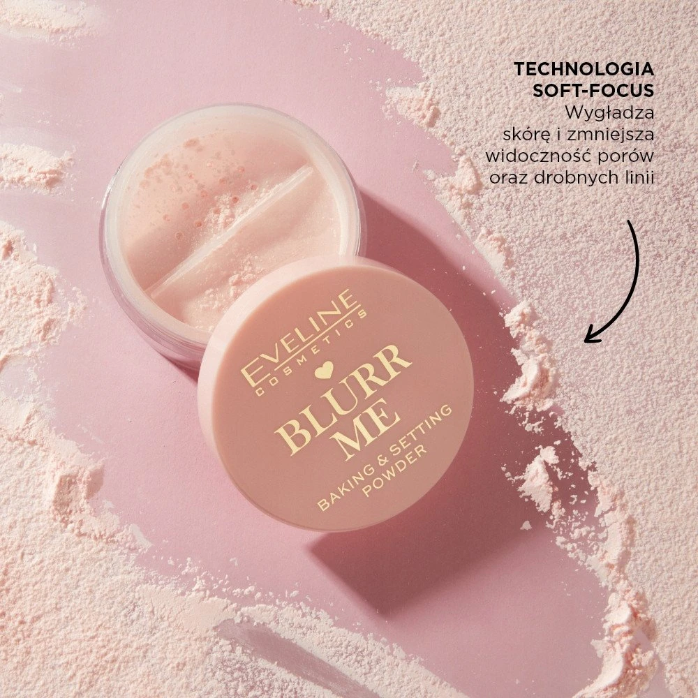 Eveline Cosmetics Blurr Me Soft Rožinė, 10 g