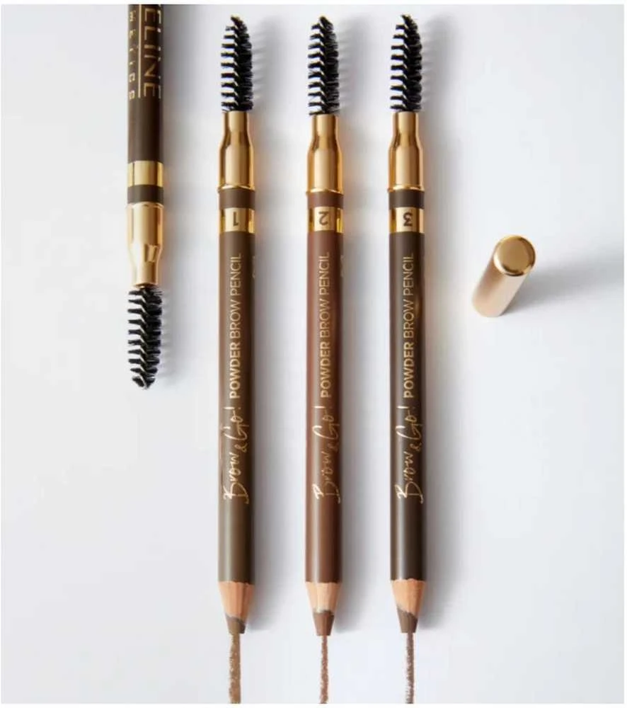 Eveline Cosmetics Brow & Go! Powder Brow pieštukas 03