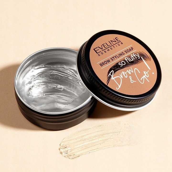 Eveline Cosmetics Brow&Go! Styling Soap So Fluffy, 25 g