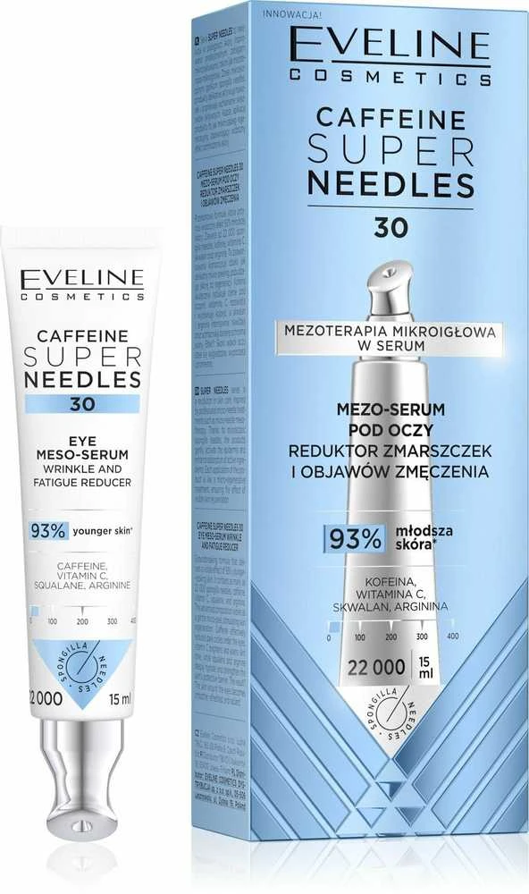 „Eveline Cosmetics“ kofeino skonio superadatos, 15 ml