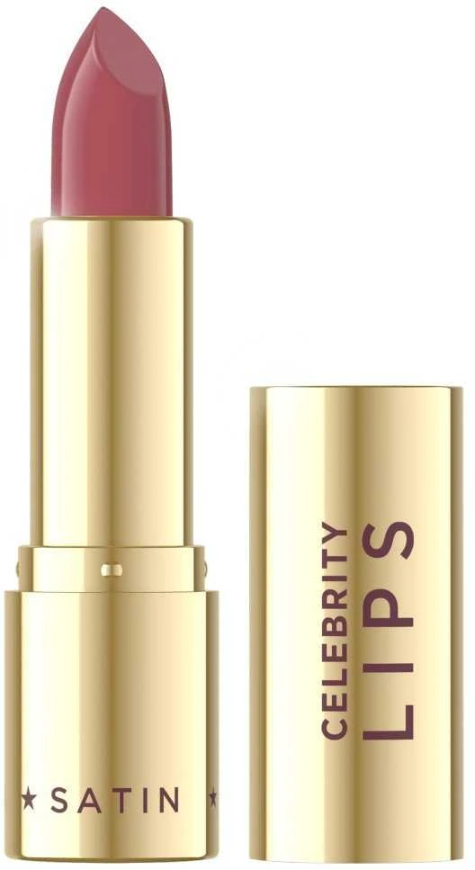Eveline Cosmetics „Celebrity Lips Satin Creamy Satin Finish“ lūpų dažai, 478 Muse