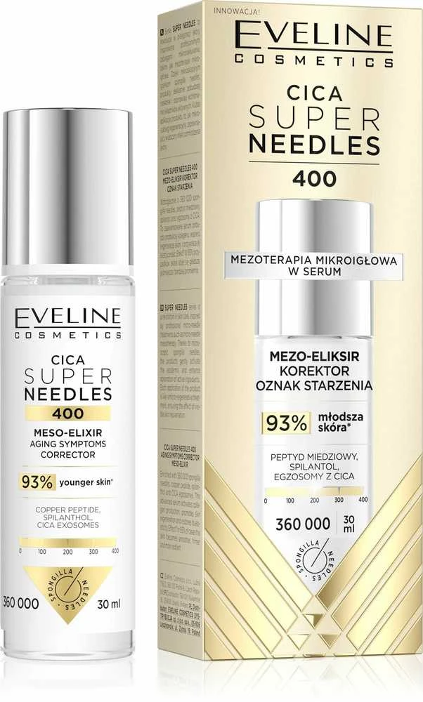 „Eveline Cosmetics“ „Cica Super Needles“ šveitiklis, 30 ml