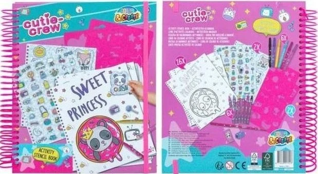 Eveline Cosmetics „Create It Canenco CUTIE CREW“ piešimo rinkinys / pieštukai CC60356 17443