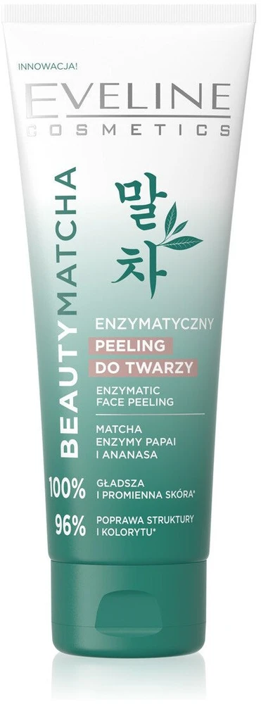 Eveline Cosmetics „Eveline Beauty Matcha“ fermentinis veido šveitiklis 75 ml (0895347)