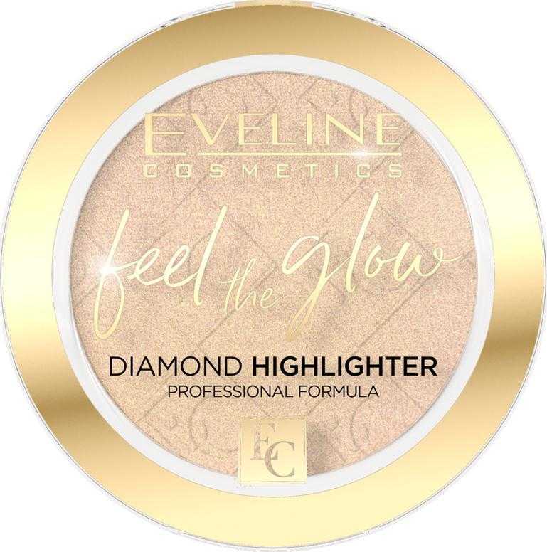 Eveline Cosmetics Feel the Glow Diamond Highlighter 01 Sparkle, 4,2 g
