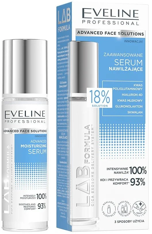„Eveline Cosmetics Lab Formula Advanced“ drėkinamasis serumas, 30 ml