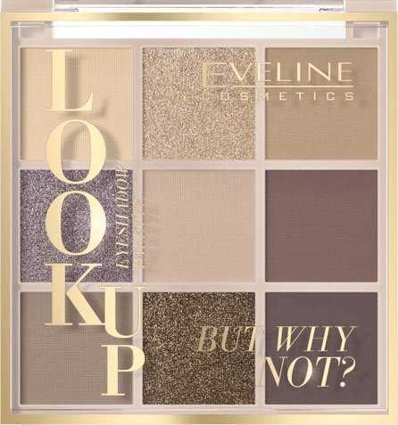 „Eveline Cosmetics“ akių šešėlių paletė „Look Up“ – bet kodėl gi ne, 10,8 g