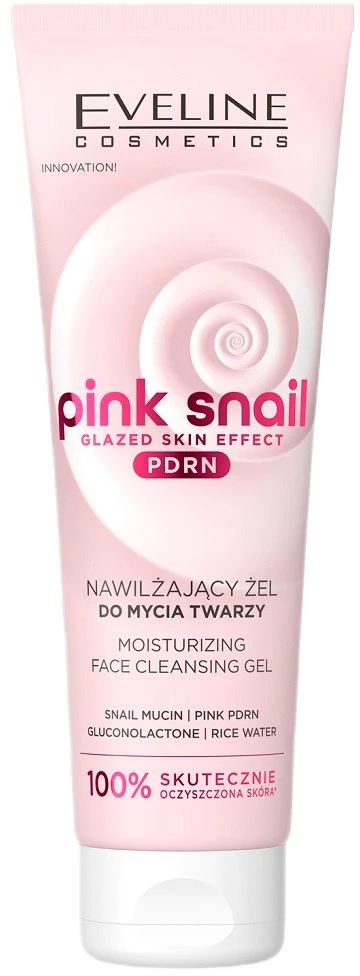 Eveline Cosmetics Rožinė sraigių drėkinamasis veido prausiklis 140ml