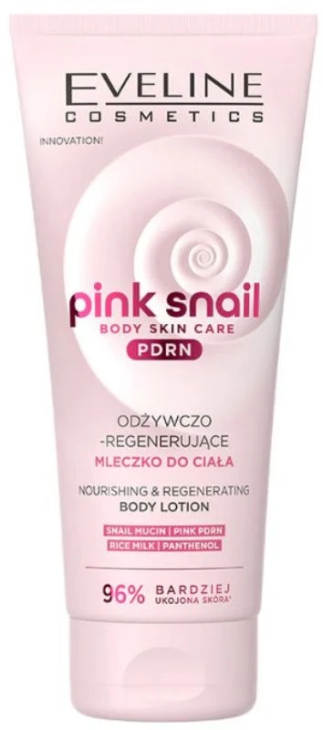 Eveline Cosmetics Rožinė Sraigių maitinamasis ir regeneruojamasis kūno pienelis 200ml
