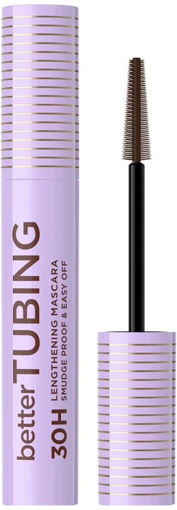 Eveline Cosmetics Better Tubing 30H ilginantis tušas blakstienoms Ruda 7 ml
