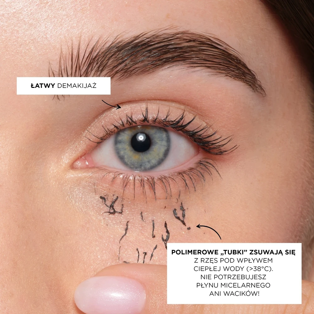 Eveline Cosmetics Better Tubing 30H ilginantis tušas blakstienoms Juodas 7 ml