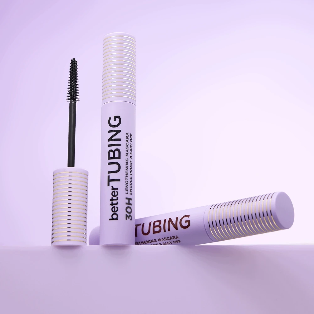 Eveline Cosmetics Better Tubing 30H ilginantis tušas blakstienoms Juodas 7 ml