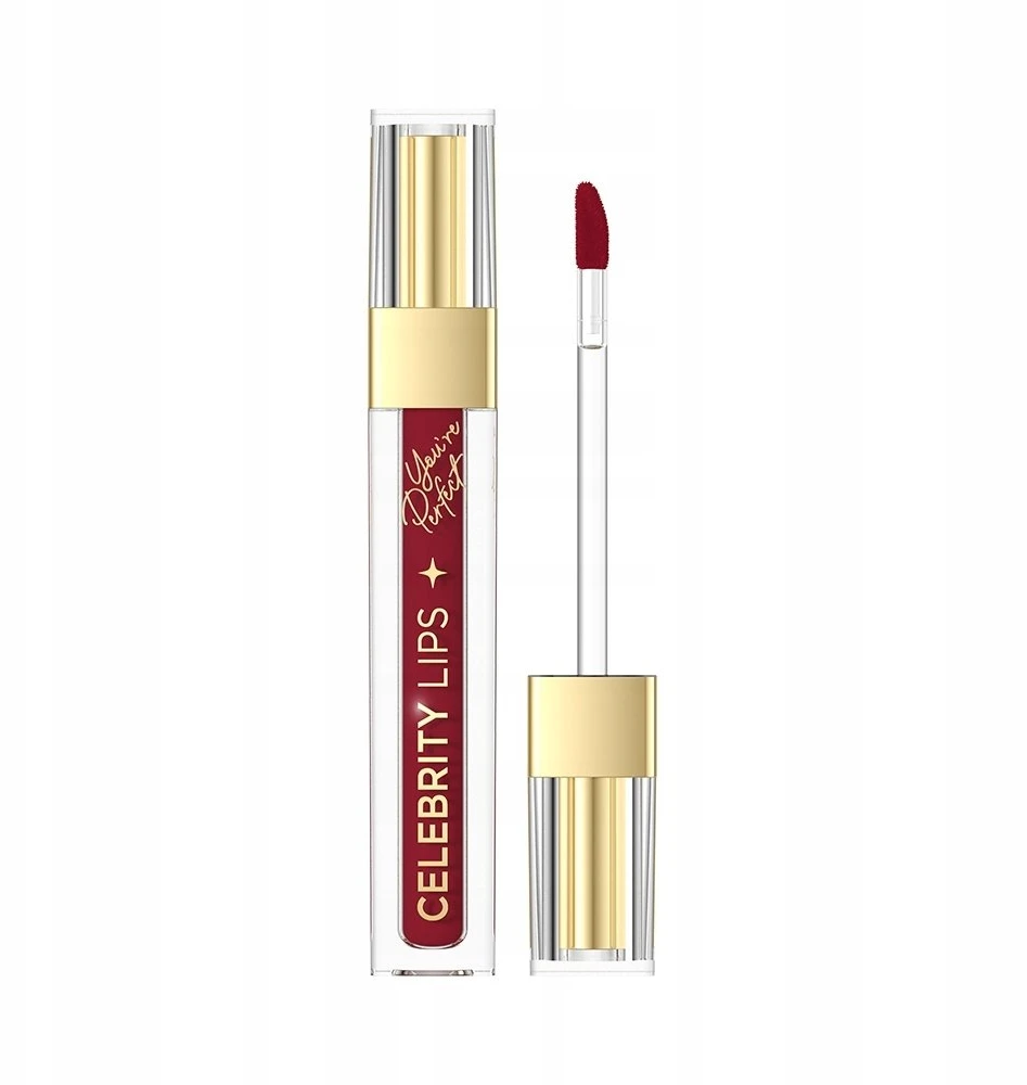 Eveline Cosmetics „Celebrity Lips“ ilgai išliekantys matiniai skysti lūpų dažai „08N“, 4 ml