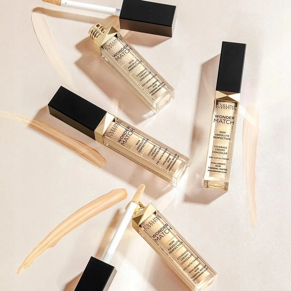 „Eveline Cosmetics Wonder Match Coverage“ skystas maskuoklis „00 Ivory“, 7 ml