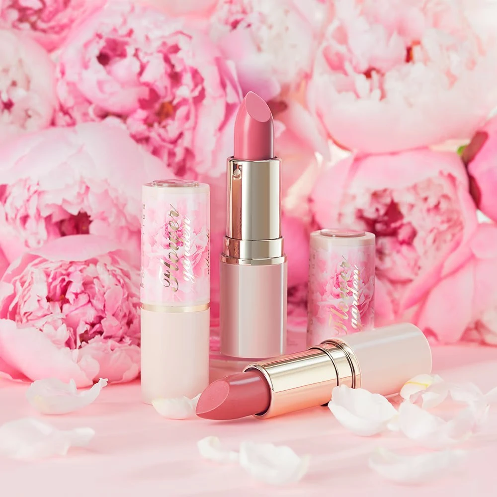Eveline Cosmetics Flower Garden drėkinamieji lūpų dažai 01