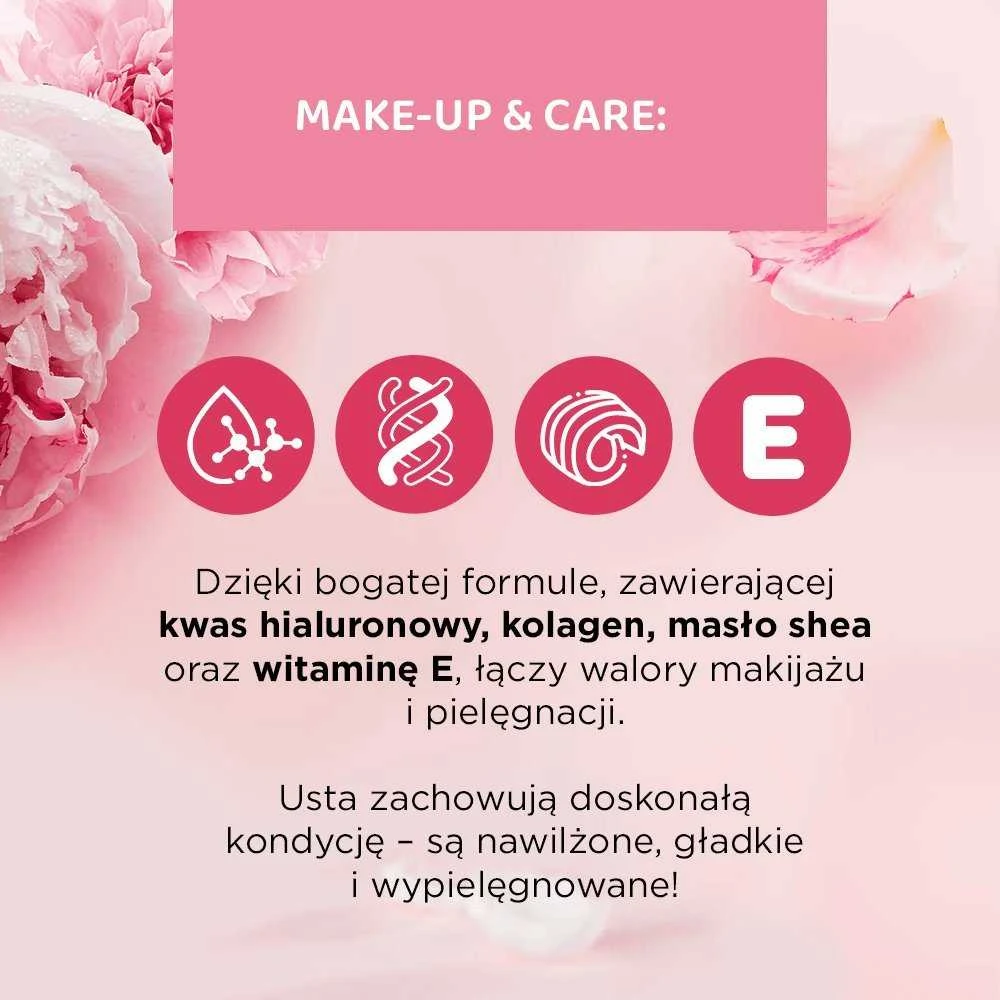 Eveline Cosmetics Flower Garden lūpų dažai 02