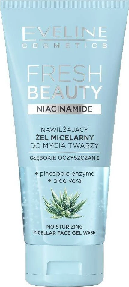 Eveline Cosmetics Drėkinamasis micelinis veido prausiklis Fresh Beauty su niacinamidu 150ml
