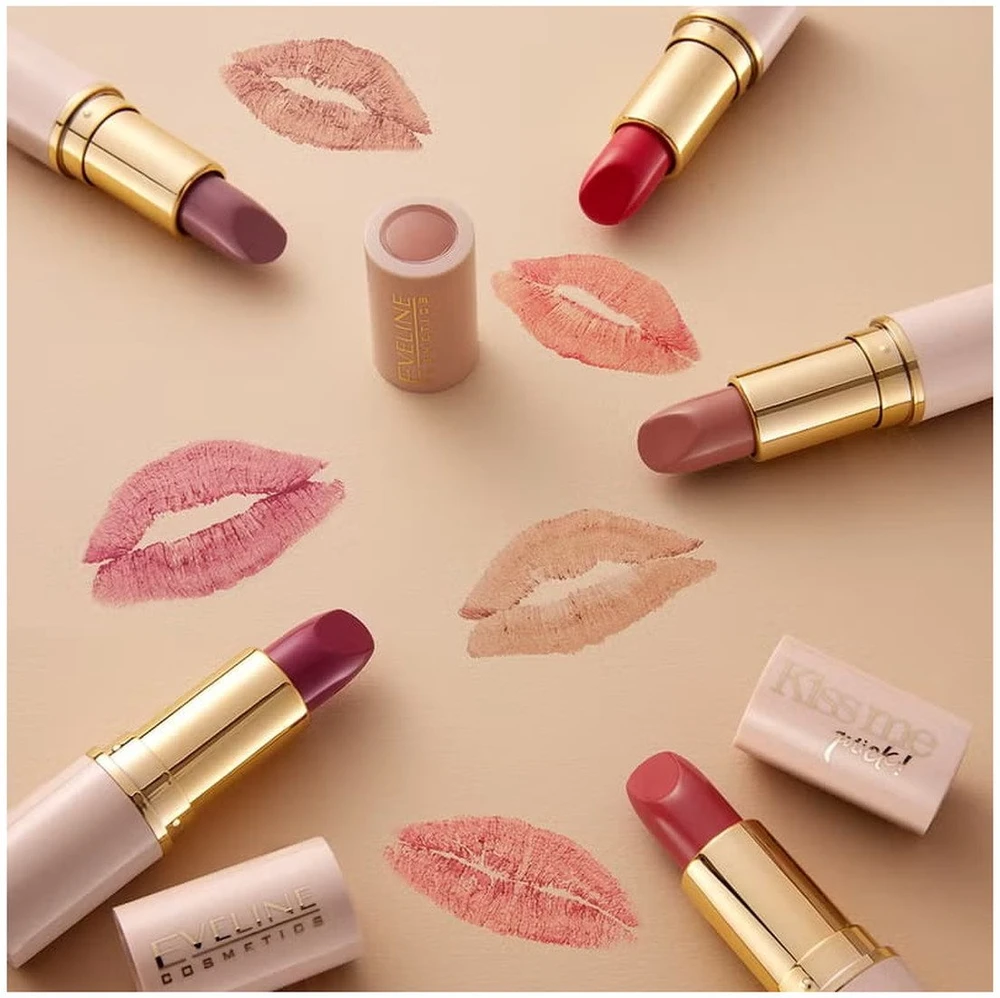 „Eveline Cosmetics“ lūpų dažai „Kiss Me Quick!“, 12 vnt., 4,2 g