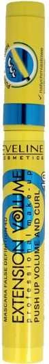 Eveline Cosmetics Eveline Volume Extension Push Up Volume & Curl Blakstienų tušas 10ml