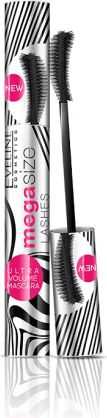 Eveline Cosmetics Eveline Mega Size Super Curl Blakstienų tušas, 10 ml