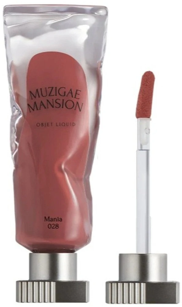 Eveline Cosmetics Muzigae Mansion „Objet“ skysti ilgai išliekantys matiniai lūpų dažai „028 Mania“, 6 ml