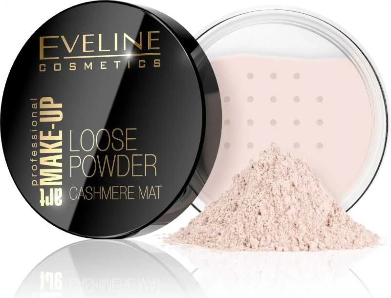 Eveline Cosmetics Eveline PUDER SYPKI LOOSE POWDER CASHMERE MAT nr 02 rusvai gelsvas