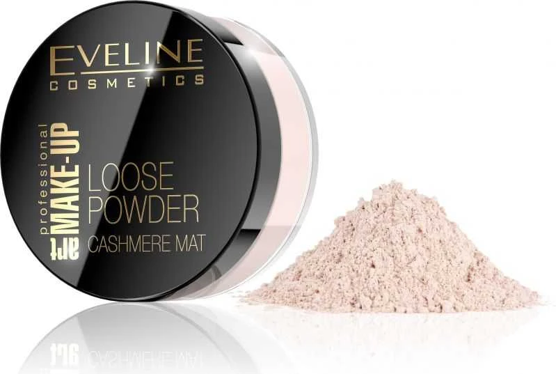 Eveline Cosmetics Eveline PUDER SYPKI LOOSE POWDER CASHMERE MAT nr 02 rusvai gelsvas