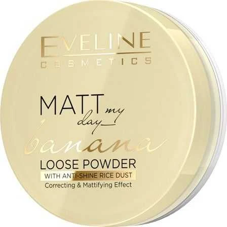 „Eveline Cosmetics“ „Eveline Matt My Day“ bananų biri pudra 6 g