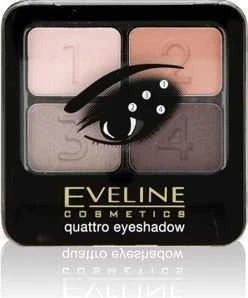 Eveline Cosmetics Eveline Quattro Professional akių šešėlių paletė 12 7,2 g