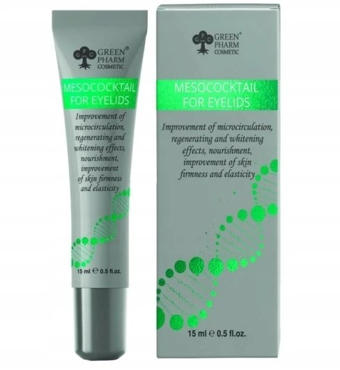 Eveline Cosmetics Žalias Pharm Cosmetic Mezokokteilis vokams 15ml