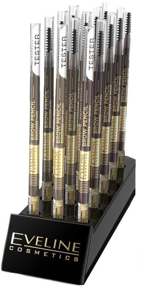 Eveline Cosmetics „Micro Precise Brow Pieštukas“ itin tikslus antakių pieštukas, 15 vnt.