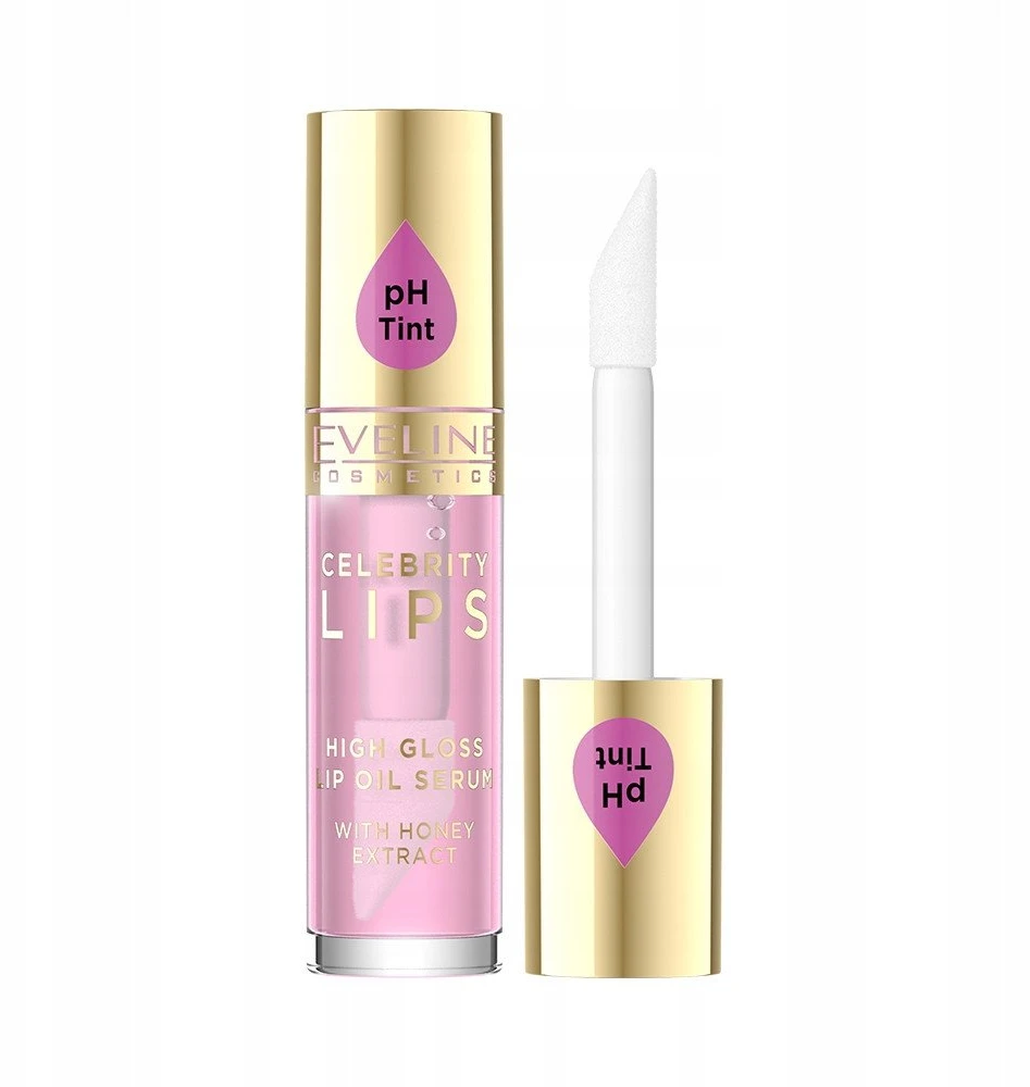 „Eveline Cosmetics Celebrity Lips“ blizgus lūpų aliejus „02 Rose“, 5 ml