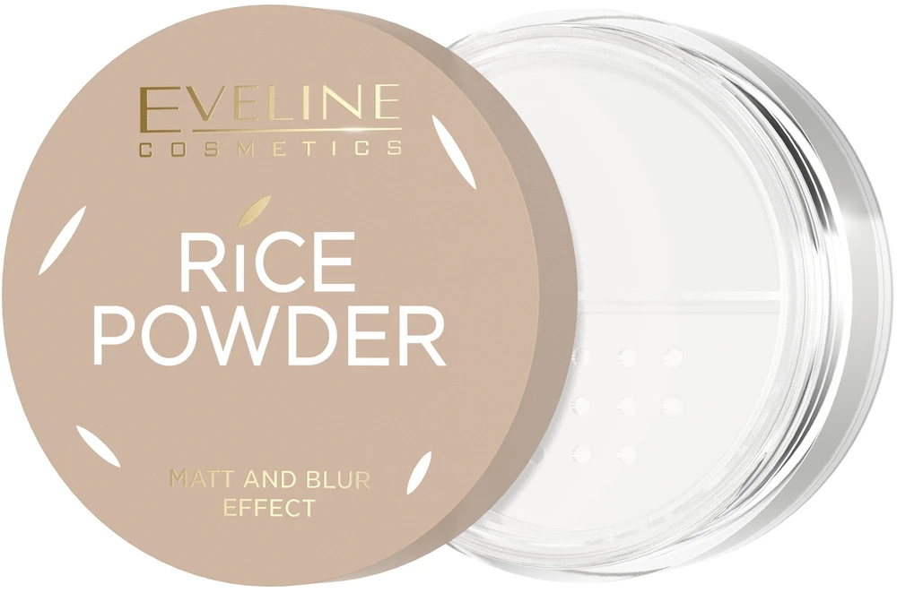 „Eveline Cosmetics“ ryžių pudra, skaidri, 10 g