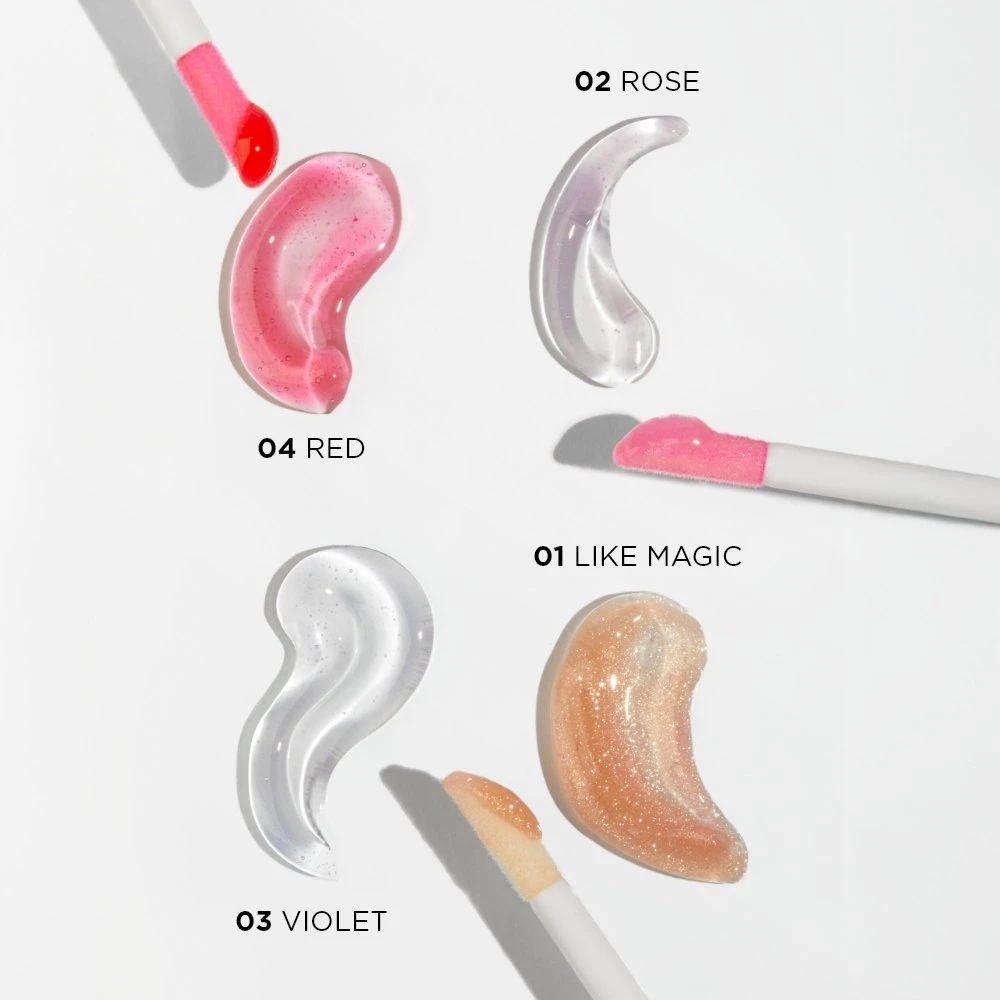 „Eveline Cosmetics Celebrity Lips“ blizgus lūpų aliejus „03 Violet“, 5 ml