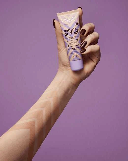 Eveline Cosmetics Better Than Perfect 02 Šviesi vanilė, 30 ml