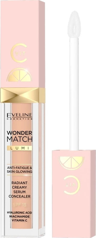 Eveline Kolorowka Eveline Cosmetics Wonder Match Lumi Luxurious Illuminating Veido maskavimo priemonė 20 6,8 ml