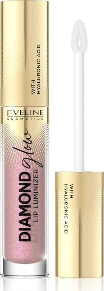 „Eveline Cosmetics Diamond Glow“ lūpų dažai „Luminizer“ 08 Honey Glam, 4,5 ml