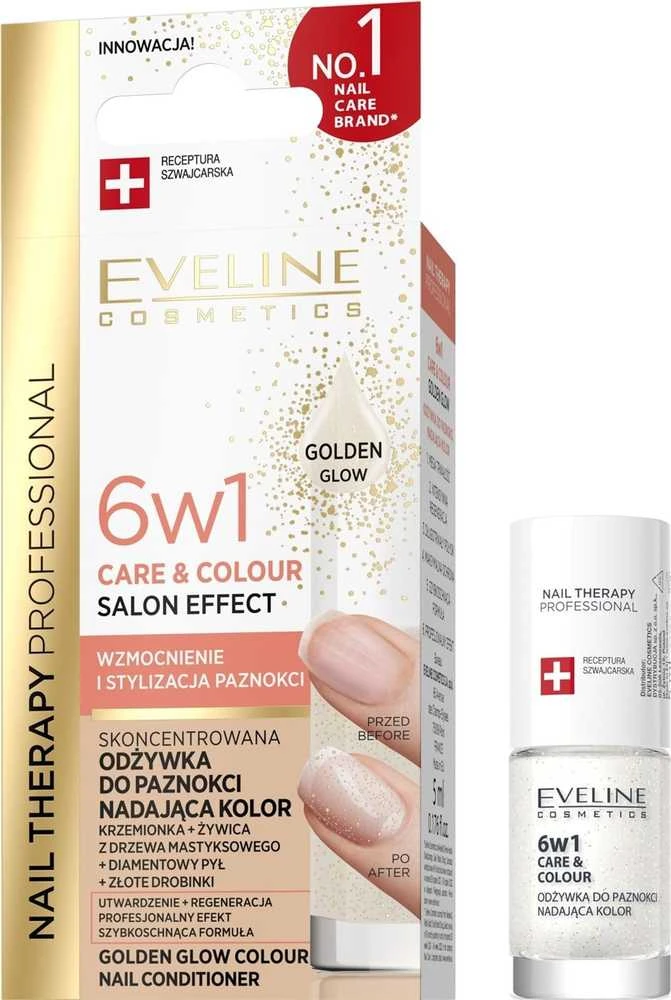 Eveline Kolorowka Eveline Cosmetics Nail Therapy 6w1 Care & Colour, 5 ml