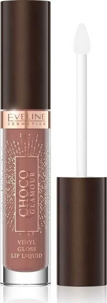 Eveline Cosmetics Choco Glamour Lūpų blizgis 01 Ruby Chocolate 4.5 ml
