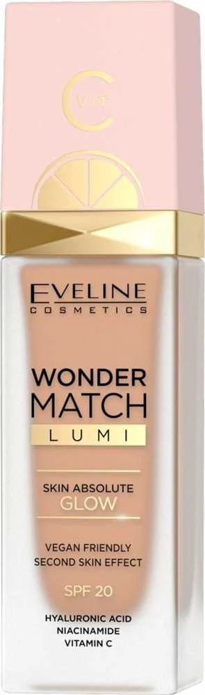 Eveline Cosmetics Wonder Match Lumi 25 Sand rusvai gelsvas, 30 ml