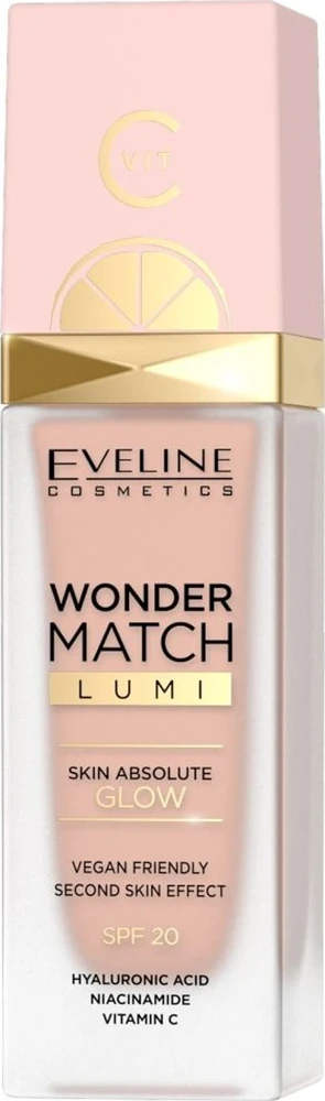 Eveline Kolorowka Eveline Cosmetics Wonder Match Lumi prabangus šviečiantis veido pagrindas 10 Vanilla 30ml