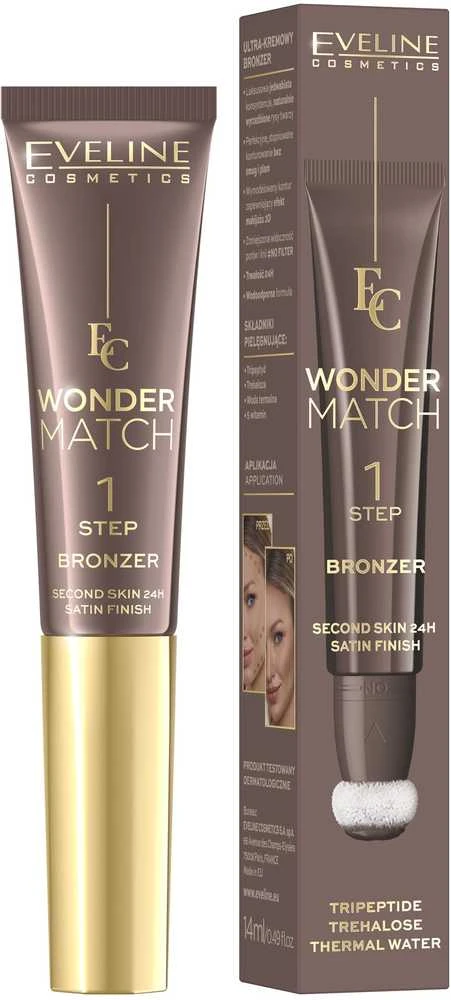 „Eveline Cosmetics Wonder Match“ bronzantas 01, 14 ml