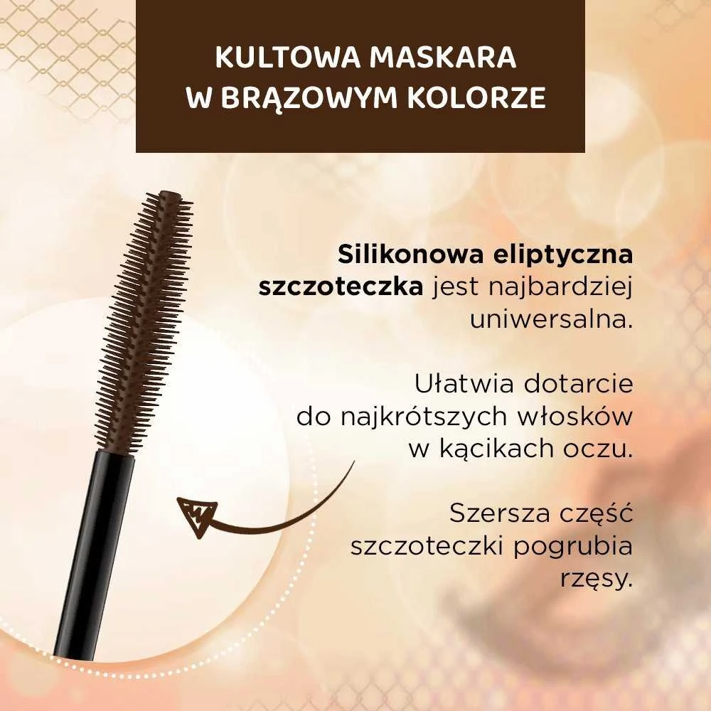 Eveline Cosmetics Variete blakstienų tušas rudos spalvos, 10 ml