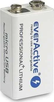 everActive Sidabrinis linija paruošta naudojimui 9V 250mAh akumuliatorius, 1 vnt.